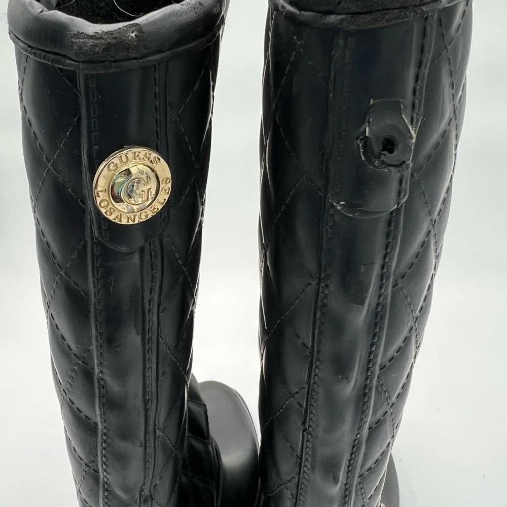 GUESS Women's Lulu Rain Boots Size 8 used